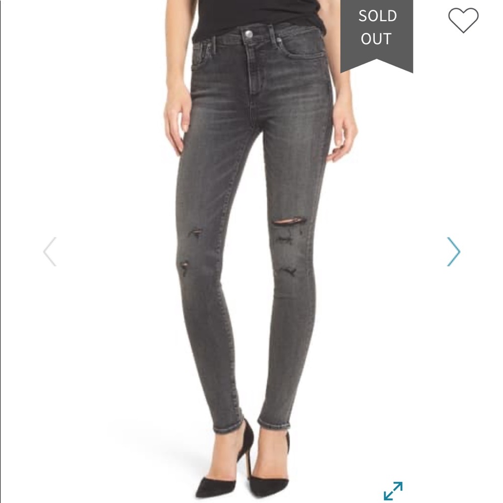 AGOLDE Sophie High Rise Skinny Jeans
